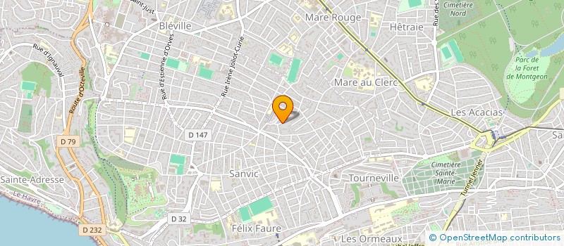 localisation de l'entreprise MONSIEUR MAX JEAN à LE HAVRE