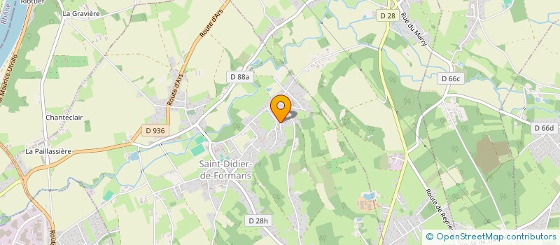 localisation de l'entreprise MONSIEUR MAX JEAN WILL  SAINT-DIDIER-DE-FORMANS