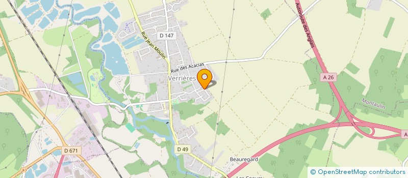 localisation de l'entreprise MONSIEUR MAX JEAUGEY  VERRIERES