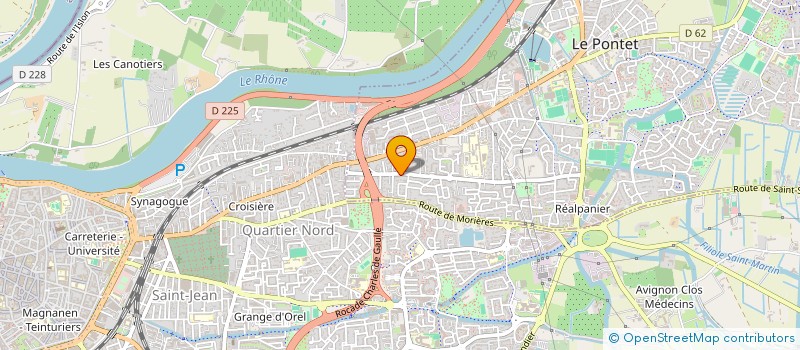 localisation de l'entreprise MONSIEUR MAX JULIEN  LE PONTET