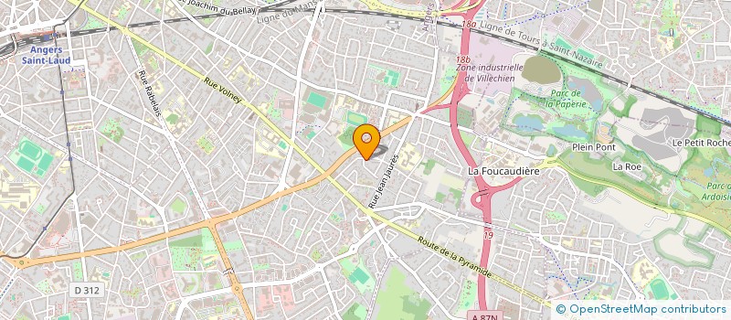 localisation de l'entreprise MONSIEUR MAX KAZAGUI à ANGERS