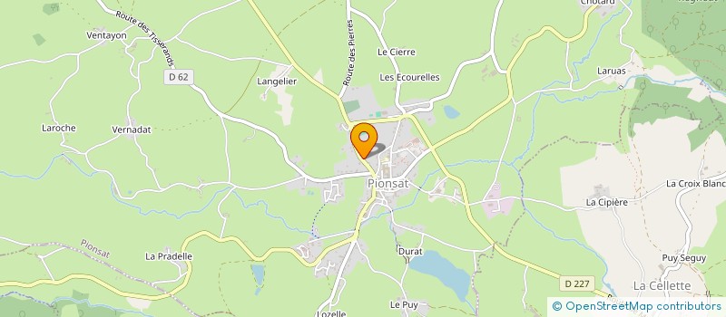 localisation de l'entreprise MONSIEUR MAX KHAZIZIAN  PIONSAT