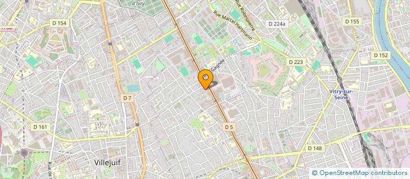 localisation de l'entreprise MONSIEUR MAX LABARRE à VITRY-SUR-SEINE