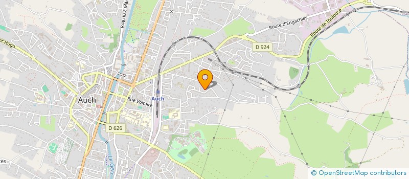 localisation de l'entreprise MONSIEUR MAX LABERENNE  AUCH