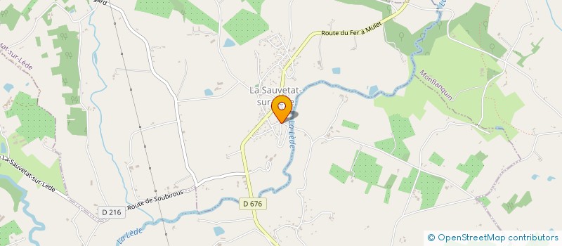 localisation de l'entreprise MONSIEUR MAX LAGLAIRE  SAVIGNAC-SUR-LEYZE