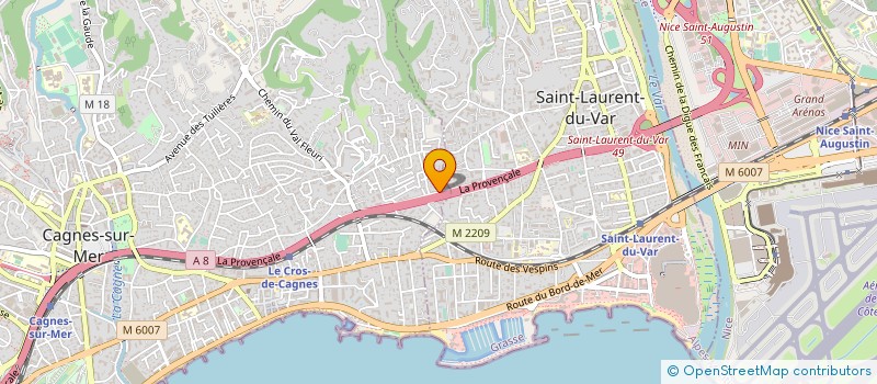 localisation de l'entreprise MONSIEUR MAX LAMBERT à CAGNES-SUR-MER