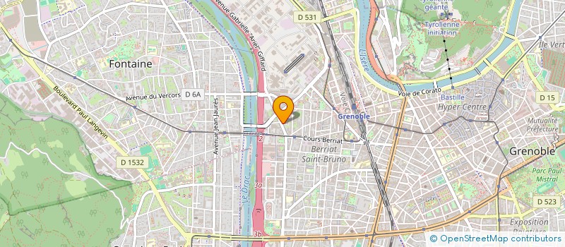 localisation de l'entreprise MONSIEUR MAX LANGER à GRENOBLE