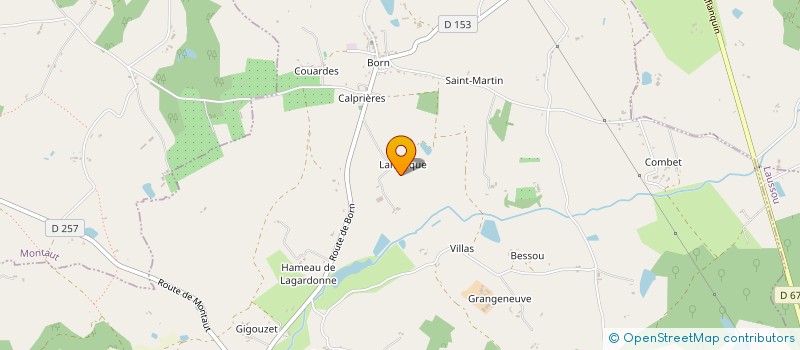 localisation de l'entreprise MONSIEUR MAX LAPARRE  SAINT-EUTROPE-DE-BORN