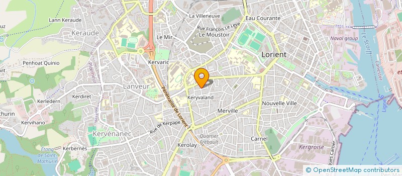 localisation de l'entreprise MONSIEUR MAX LE BAIL à LORIENT