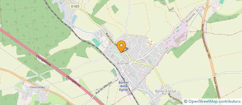 localisation de l'entreprise MONSIEUR MAX LEFEBVRE  BORNEL