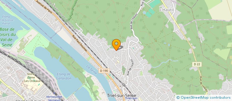 localisation de l'entreprise MONSIEUR MAX LEMOINE GAVOILLE  TRIEL-SUR-SEINE