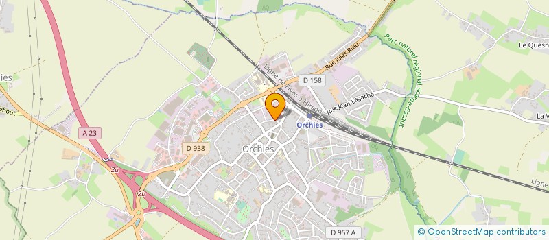 localisation de l'entreprise MONSIEUR MAX LIEGEOIS  ORCHIES