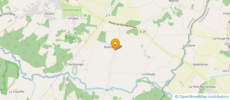 localisation de l'entreprise MONSIEUR MAX LINGLIN à CHASSENON