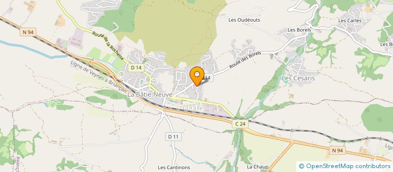 localisation de l'entreprise MONSIEUR MAX LONCKE  LA BATIE NEUVE