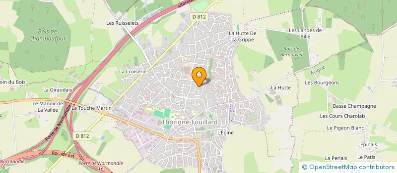 localisation de l'entreprise MONSIEUR MAX LORIQUET à THORIGNE-FOUILLARD
