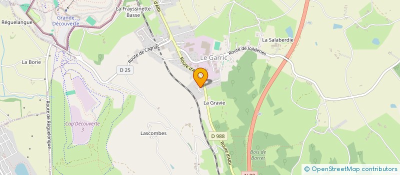 localisation de l'entreprise MONSIEUR MAX LOUBIERE  LE GARRIC