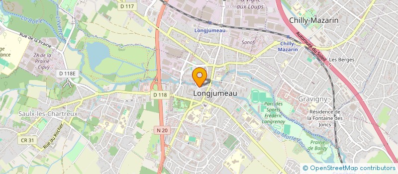 localisation de l'entreprise MONSIEUR MAX-LOUIS CARLIER à LONGJUMEAU