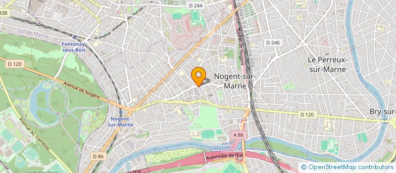 localisation de l'entreprise MONSIEUR MAX LOUIS-JOSEPH à NOGENT-SUR-MARNE