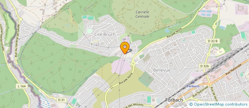 localisation de l'entreprise MONSIEUR MAX LUDWIG WIEGAND  FORBACH