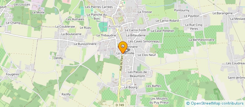 localisation de l'entreprise MONSIEUR MAX LUSIGNAN  BEAUMONT-EN-VERON