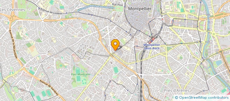 localisation de l'entreprise MONSIEUR MAX LUTAS à MONTPELLIER