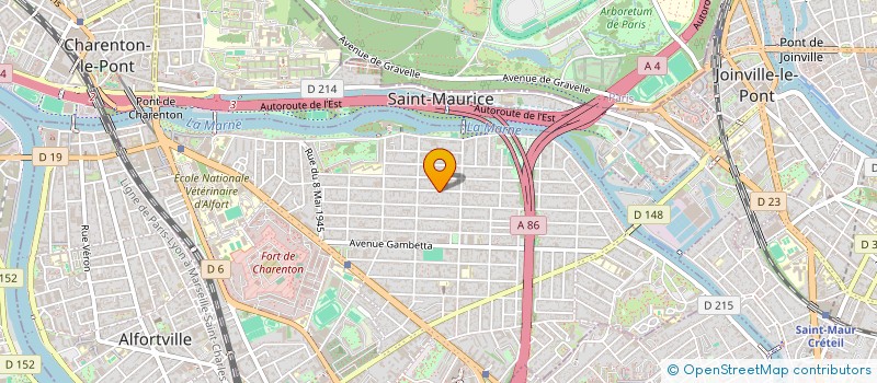 localisation de l'entreprise MONSIEUR MAX MAGAR  MAISONS-ALFORT