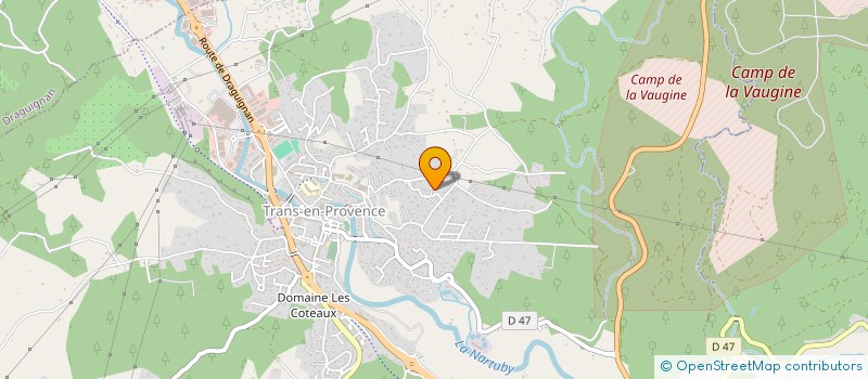 localisation de l'entreprise MONSIEUR MAX MALLARINO à TRANS-EN-PROVENCE