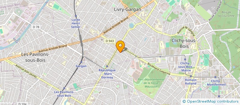 localisation de l'entreprise MONSIEUR MAX MARY à LIVRY-GARGAN