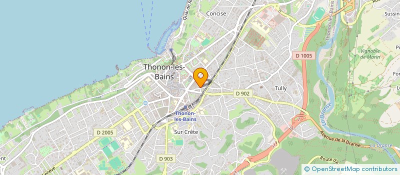 localisation de l'entreprise MONSIEUR MAX MATILDE à THONON-LES-BAINS