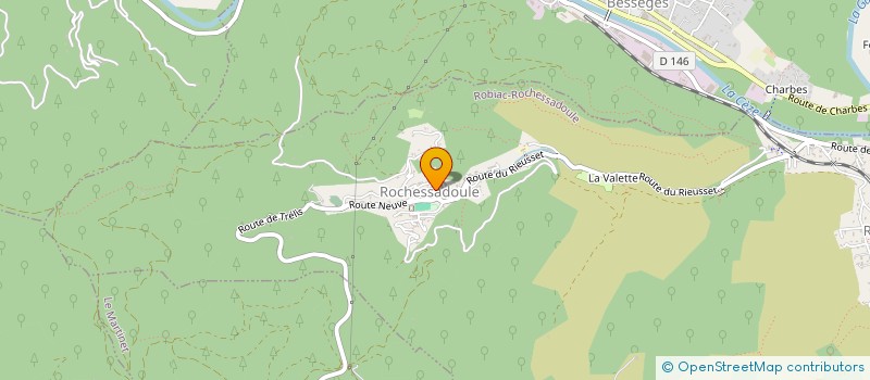 localisation de l'entreprise MONSIEUR MAX MAZOYER  BESSEGES