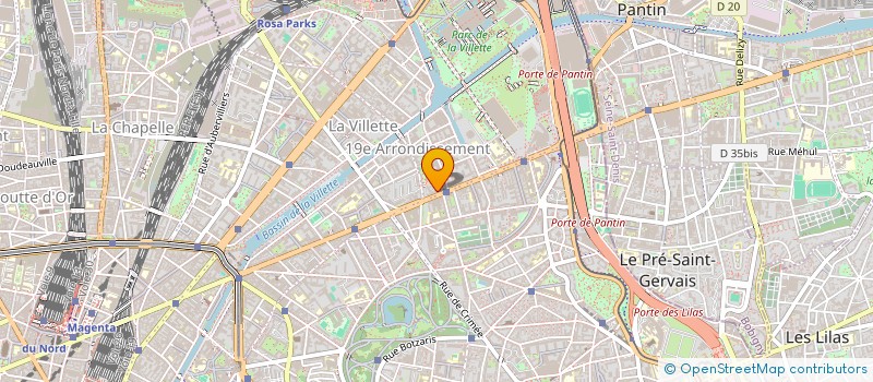 localisation de l'entreprise MONSIEUR MAX METZGER  PARIS