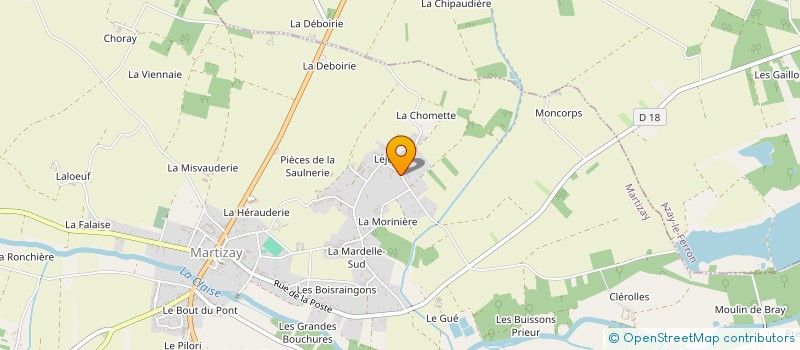 localisation de l'entreprise MONSIEUR MAX MEUSNIER à MARTIZAY