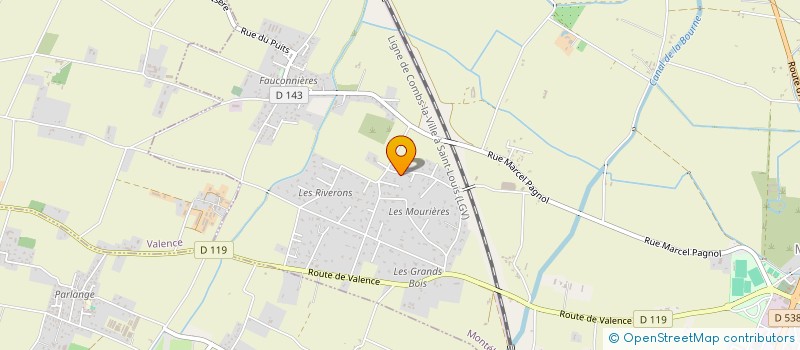 localisation de l'entreprise MONSIEUR MAX MICHEL  MONTELIER