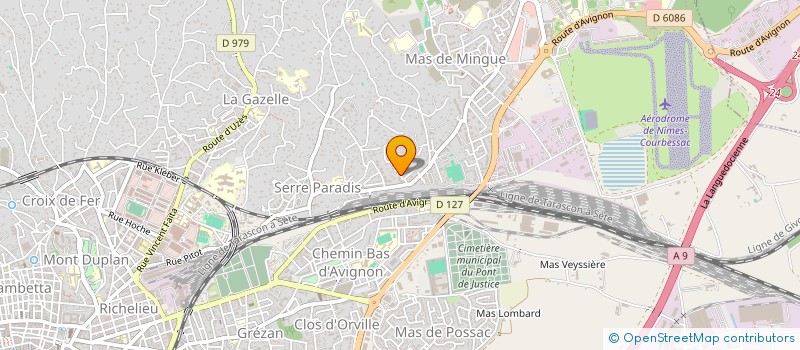 localisation de l'entreprise MONSIEUR MAX MICHEL à NIMES