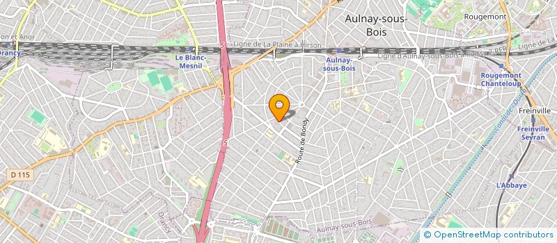 localisation de l'entreprise MONSIEUR MAX MICHEL  AULNAY-SOUS-BOIS