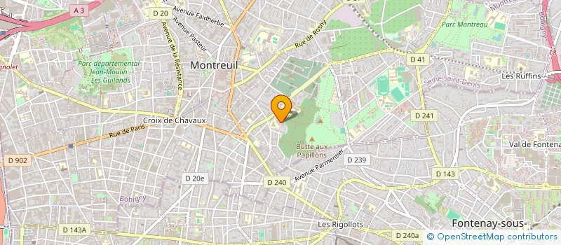 localisation de l'entreprise MONSIEUR MAX MILD-ZORZIN à MONTREUIL