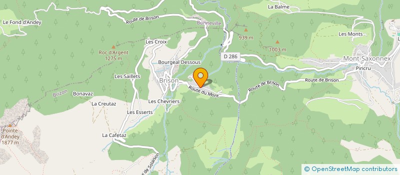 localisation de l'entreprise MONSIEUR MAX MOENNE-LOCCOZ  BRIZON