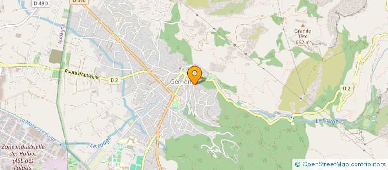 localisation de l'entreprise MONSIEUR MAX NAUD  GEMENOS