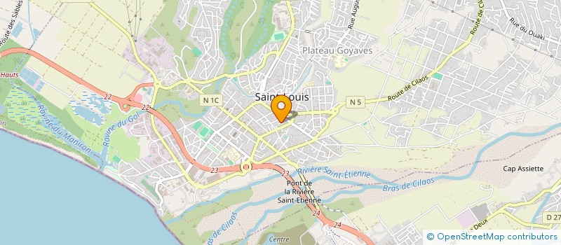 localisation de l'entreprise MONSIEUR MAX NAZE à SAINT-LOUIS