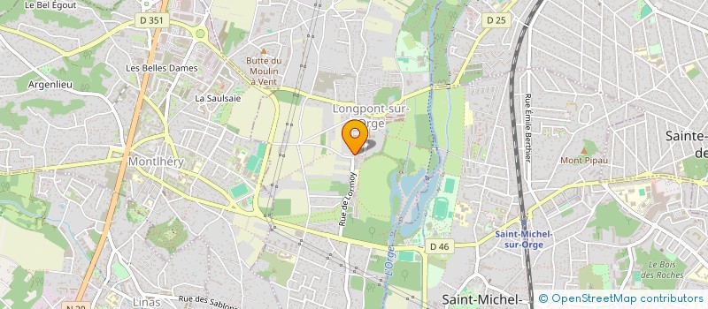 localisation de l'entreprise MONSIEUR MAX NICLOUX à LONGPONT-SUR-ORGE