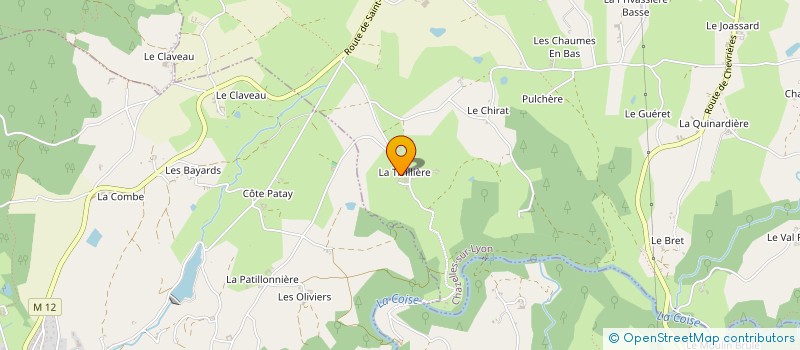 localisation de l'entreprise MONSIEUR MAX NOEL-CATTOEN  CHAZELLES-SUR-LYON