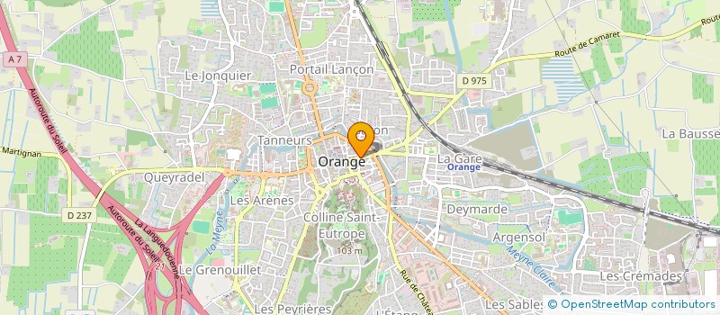 localisation de l'entreprise MONSIEUR MAX PASTOR  ORANGE