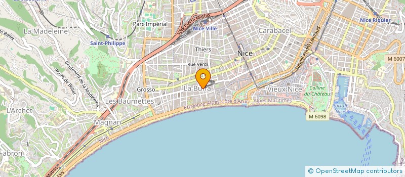 localisation de l'entreprise MONSIEUR MAX PATOUILLAT à NICE