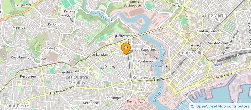 localisation de l'entreprise MONSIEUR MAX PERROT à BREST