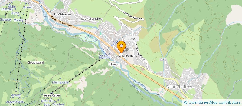 localisation de l'entreprise MONSIEUR MAX PEYTHIEU  SAINT-CHAFFREY