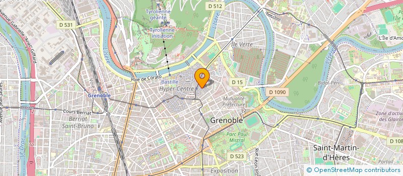 localisation de l'entreprise MONSIEUR MAX PIERREFEUX à GRENOBLE