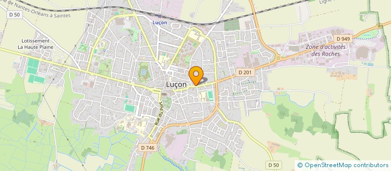localisation de l'entreprise MONSIEUR MAX PIERRELEE à LUCON