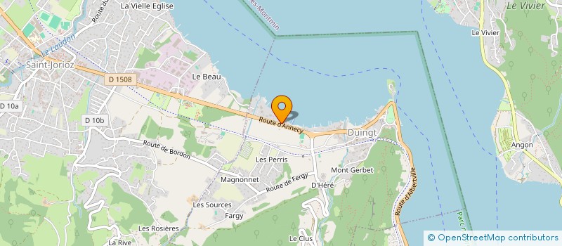 localisation de l'entreprise MONSIEUR MAX PILLET  DUINGT