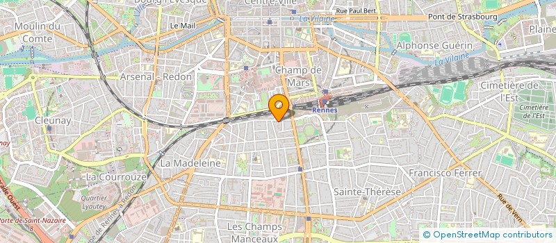 localisation de l'entreprise MONSIEUR MAX-POL BURGUIERE  RENNES