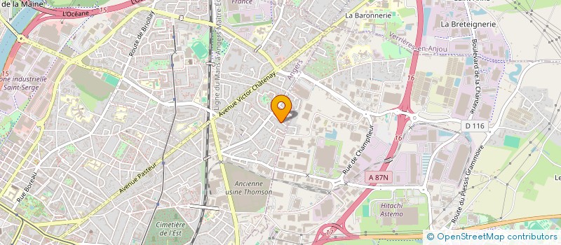 localisation de l'entreprise MONSIEUR MAX POMIER-LAYRARGUES  ANGERS